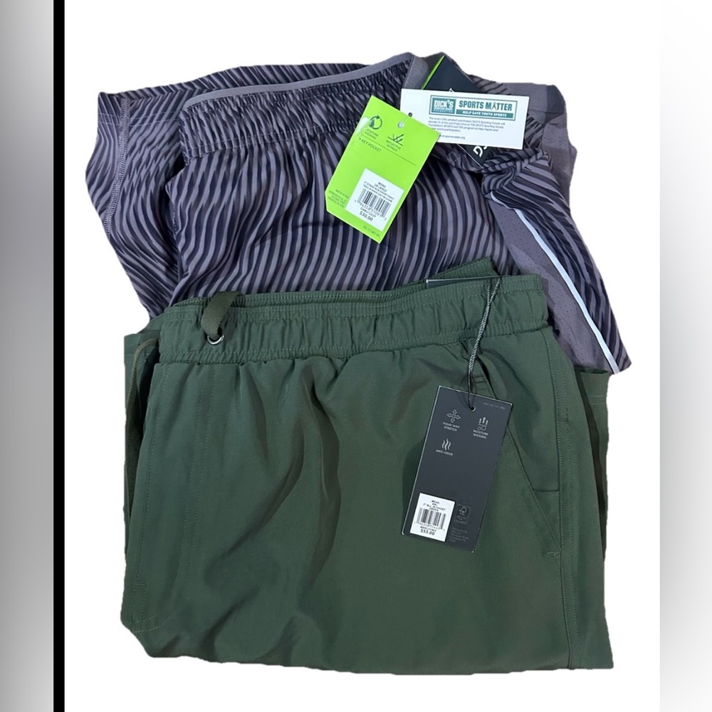 Brand New Mens 2X Running, Athletic Shorts. DSG-VRST